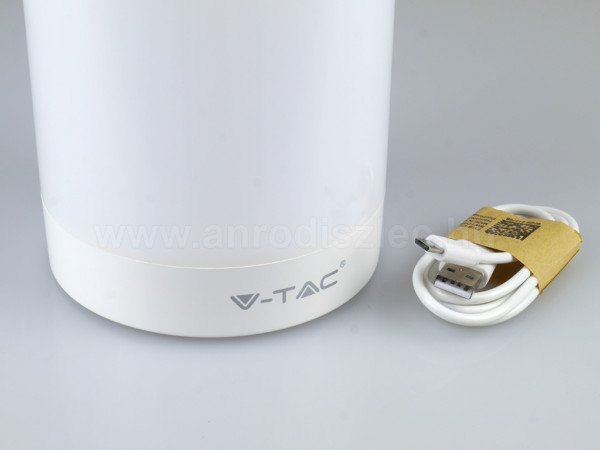 Πορτατίφ LED 6W USB Επαναφορτιζόμενο Λευκό V-TAC 7050 - Image 5
