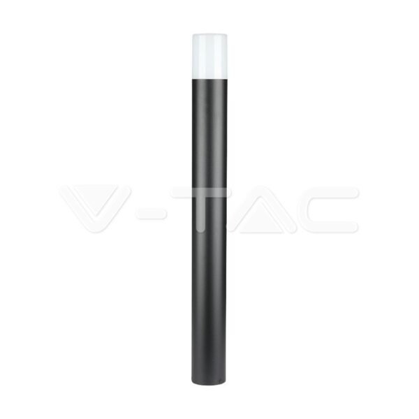V-TAC 7568 Φωτιστικό Κήπου Αδιάβροχο Αλουμινίου Μαύρο Στρογγυλό Κολωνάκι με Ντουί GU10 80x80x800mm - Image 2
