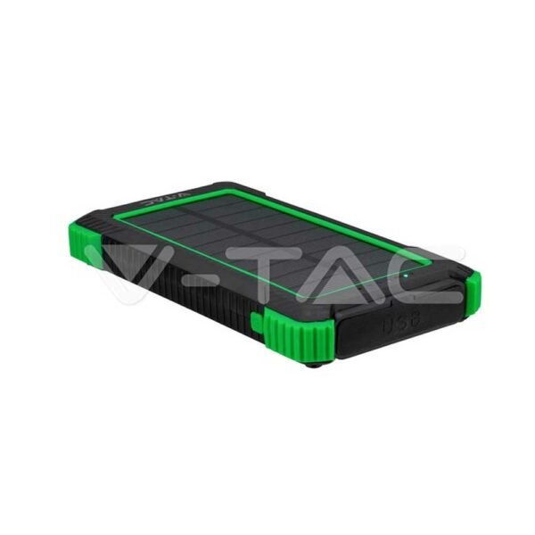 Universal Ηλιακό Power Bank 5W 10000mAh και 2 Θύρες Type-C/Micro USB Μαύρο V-TAC 7835 - Image 9