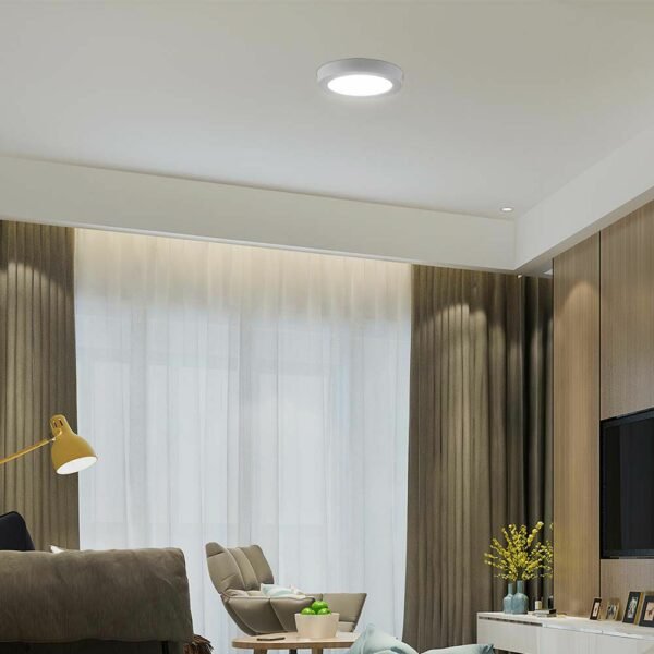 V-TAC 7881 LED mini panel επιφανειακό backlit 24W 6500K ψυχρό λευκό στρογγυλό - Image 3