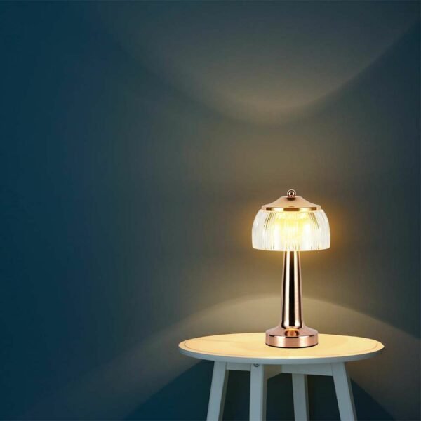 V-TAC 7938 Φωτιστικό Γραφείου LED 1W Επαναφορτιζόμενο 3 σε 1 CCT με French Gold Σώμα Dimmable - Image 2