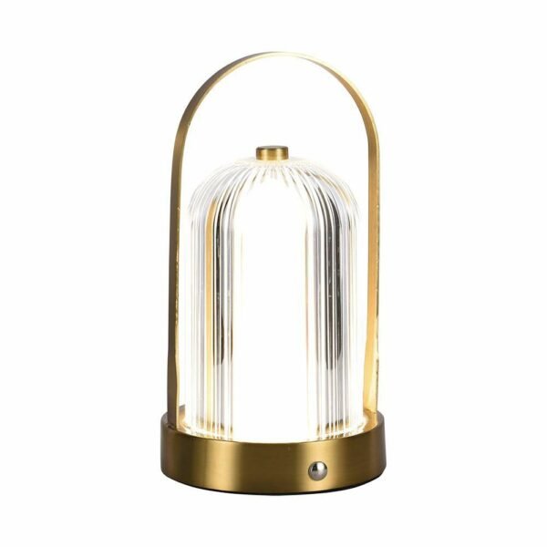 V-TAC 7989 Φωτιστικό Γραφείου LED 1W Επαναφορτιζόμενο 3 σε 1 CCT με French Gold Σώμα Dimmable - Image 2