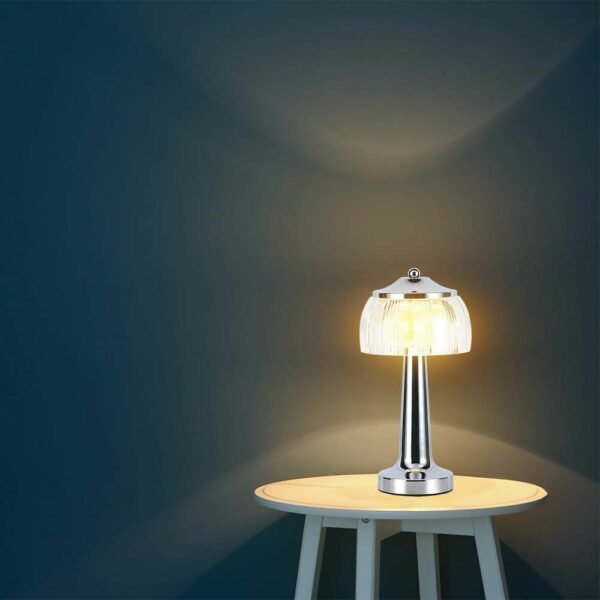V-TAC 7939 Φωτιστικό Γραφείου LED 1W Επαναφορτιζόμενο 3 σε 1 CCT με Χρώμιο Σώμα Dimmable - Image 2