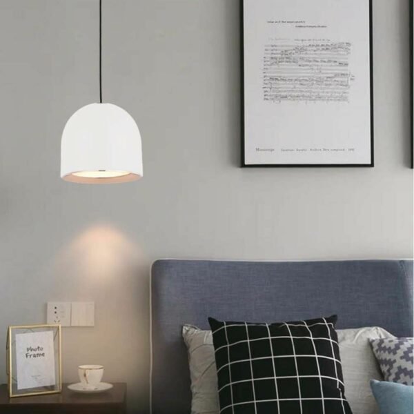 V-TAC 7993 LED κρεμαστό φωτιστικό οροφής 8.5W 3000K θερμό λευκό με λευκό σώμα - Image 3