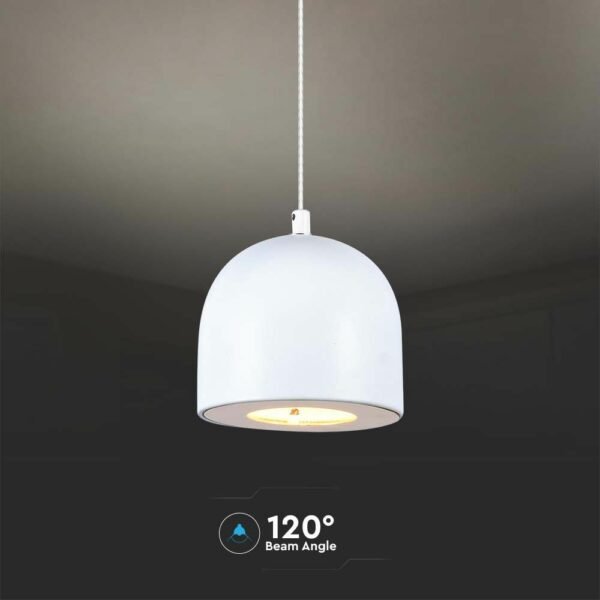 V-TAC 7996 Κρεμαστό Φωτιστικό Οροφής LED 8.5W 3000K με Λευκό Σώμα και On/Off Αφής - Image 7