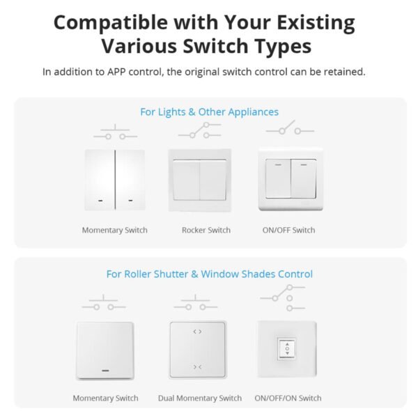 GloboStar® 80062 SONOFF DUALR3 Lite - Wi-Fi Smart Dual Relay Two Way Power Metering - Smart Switch - Image 8
