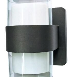 it-Lighting Athabasca LED 8W CCT Outdoor Wall Lamp Anthracite D:12cm (80203240)