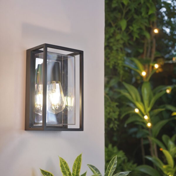 it-Lighting Zar Outdoor Wall Lamp Black 1xE27 D:100x145x245mm (80205614) - Image 2