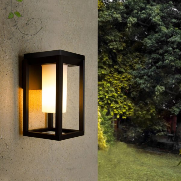 it-Lighting Annie Outdoor Wall Lamp Black 1xE27 D:150x160x270mm (80206114) - Image 2