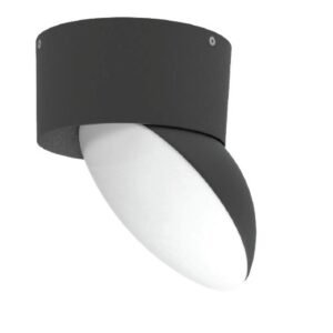 it-Lighting Wabash LED 7W 3CCT Outdoor Wall Lamp Black D:13cm (80208410)