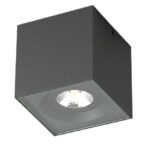it-Lighting Monument 1xGU10 Outdoor Down Wall Lamp Anthracite D:8cm (80301044)