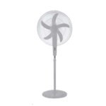 Ανεμιστήρας AIRFUN με ορθοστάτη F45 60W 45εκ. Λευκός με 5 Πτερύγια και Στρογγυλή Βάση