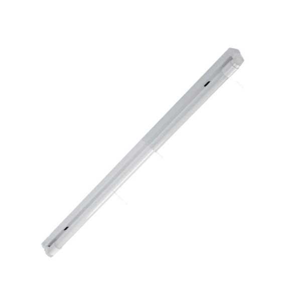 8080166-386-Σκαφάκι Λευκό με Λάμπα Σωληνωτή LED 9W 4000K G13 0