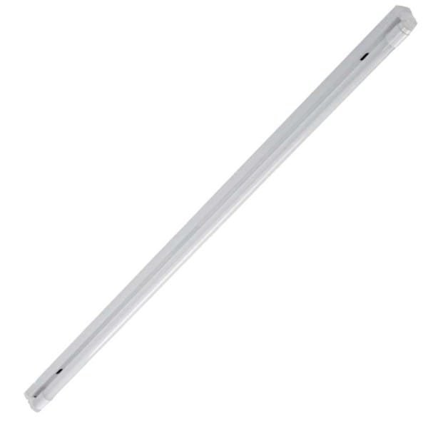 Σκαφάκι Λευκό με Λάμπα Σωληνωτή LED 18W 4000K G13 1
