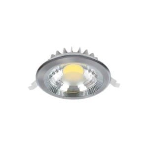 LED Spot Χωνευτό Στρογγυλό Νίκελ-Σατέν 10W 2700-3000K Elmark
