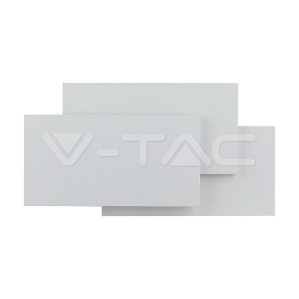 V-TAC 12W LED Wall Light Grey Body 4000K IP20 8207 - Image 3
