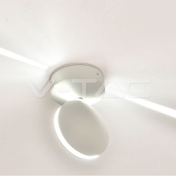 V-TAC 8217 LED Φως Τοίχου 3000K IP65 6W Λευκό Σώμα - Image 9