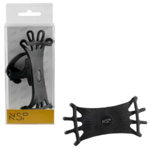 NSP Universal Μαύρη Βάση σιλικόνης (8253447) για στήριξη κινητών/GPS σε ποδήλατο/μηχανή 360°