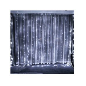 Κουρτίνα LED 300L Flash/Επεκτεινόμενη (max2 ) 2x2,5m Διάφανο Καλώδιο/Ψυχρό Φως 36V IP44 Noêled 841007