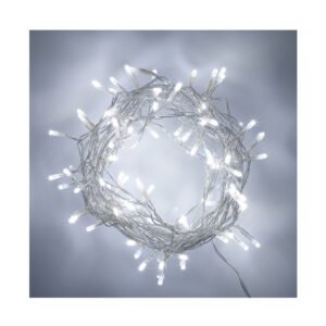 Σειρά Χριστουγέννων 100 LED Επεκτεινόμενα- max3 7m Διάφανο Καλώδιο/Ψυχρό Φως IP20 220-240V Noêled 841204