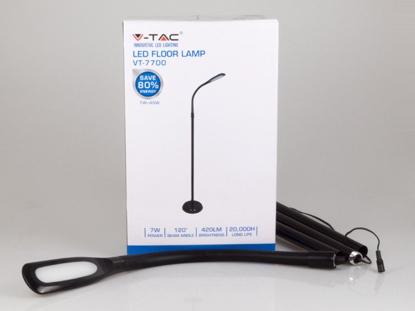 Φωτιστικό Δαπέδου LED 7W Μεταλλικό Μαύρο V-TAC 8508 - Image 5