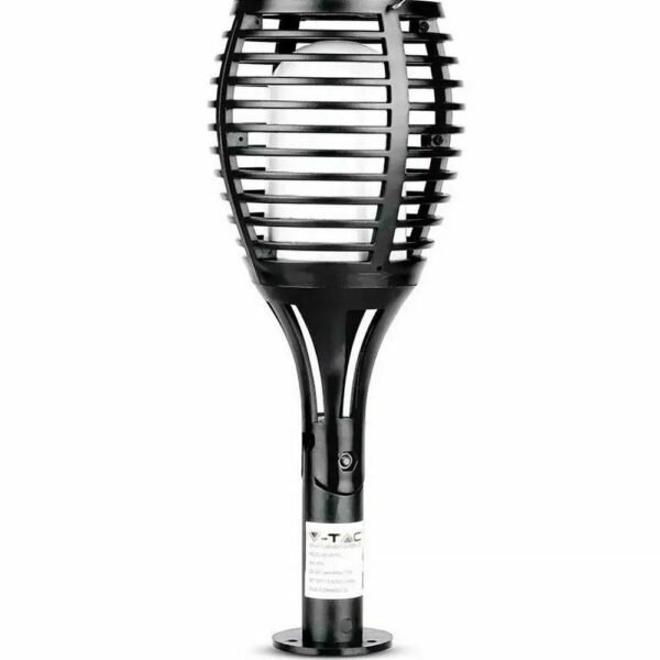 LED 0.4W Ηλιακό Φωτιστικό Κρεμαστό, Τοίχου ή Καρφωτό IP44 με Αισθητήρα Φωτός και Θερμό Λευκό Φως σε Μαύρο Χρώμα V-Tac 8558 - Image 9