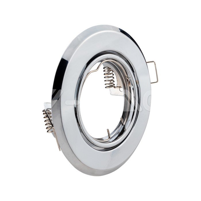 V-TAC 8940 Βάση Σποτ GU10 MR16 Χωνευτή Στρογγυλή Νίκελ 2 τεμάχια - Image 8