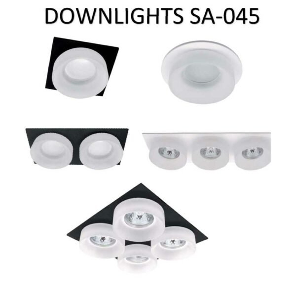 Στρογγυλό Χωνευτό Σποτ Μονό Μαύρο Φ70mm 92045R1/BLFR Elmark - Image 2