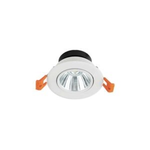Κινητό Χωνευτό Μεταλλικό Σποτ Με Λάμπα LED 8W 4000K IP44 560lms 75mm Αλουμινίου 92DLTS0840/WH Elmark