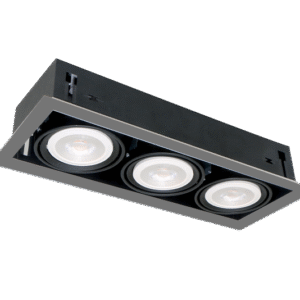 ΦΩΤΙΣΤΙΚΟ QUAD310 10W 3XE27 4000K ΓΚΡΙ ΣΚΟΥΡΟ