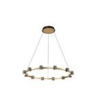 Μοντέρνο Κρεμαστό Φωτιστικό με Ενσωματωμένο LED 96W σε Μαύρο Χρώμα 955AXEL30496 Elmark