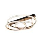 Μοντέρνο Κρεμαστό Φωτιστικό με Ενσωματωμένο LED σε Χρυσό Χρώμα 112W 3000K 955FELIX30112 Elmark