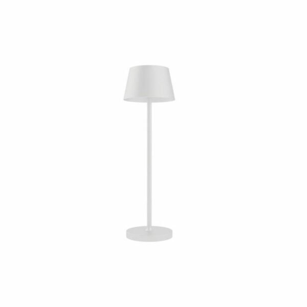 Αφής Επιτραπέζιο Φωτιστικό Μεταλλικό 3W Elmark 955SONIA1TL/WH D:110/H:360 Type C/4000mah Λιθίου Επαναφορτιζόμενο
