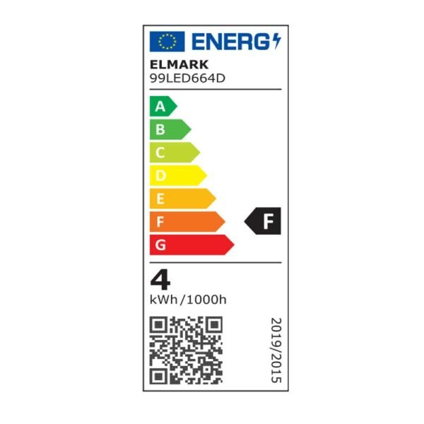 LED Dimmable Σφαιρική 4W E14 P45 Filament 400lms 2700K Matt 99LED664D Elmark - Image 2