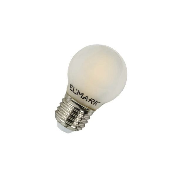 LED Dimmable Σφαιρική 4W E27 G45 Filament 400lms 2700K Matt 99LED665D Elmark