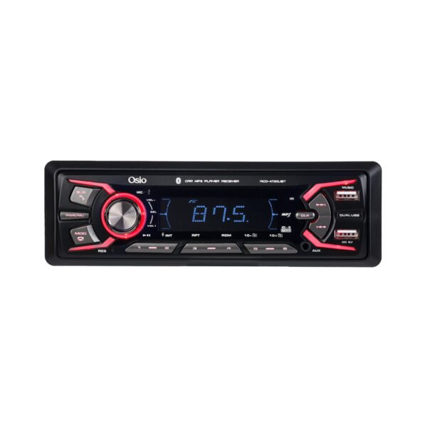 Osio ACO-4720UBT Ηχοσύστημα Αυτοκινήτου με 7 Φωτισμούς FM, 2xUSB, Aux-In, Bluetooth και τηλεχειριστήριο 4 x 45W - Image 6