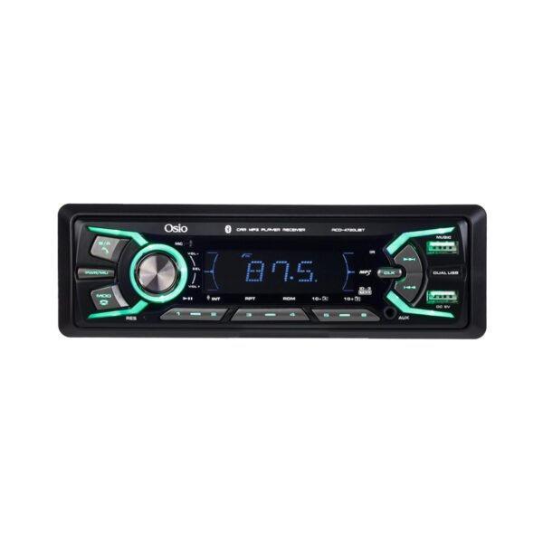 Osio ACO-4720UBT Ηχοσύστημα Αυτοκινήτου με 7 Φωτισμούς FM, 2xUSB, Aux-In, Bluetooth και τηλεχειριστήριο 4 x 45W - Image 7