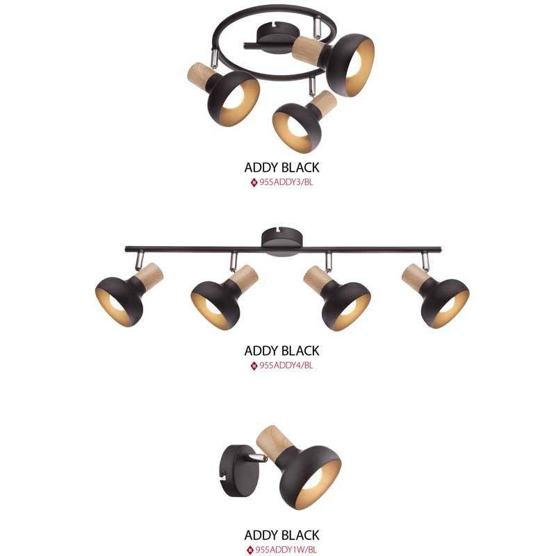 Φωτιστικό 4Φ Σποτ Addy Μεταλλικό Λευκό 955ADDY4/WH - Image 3