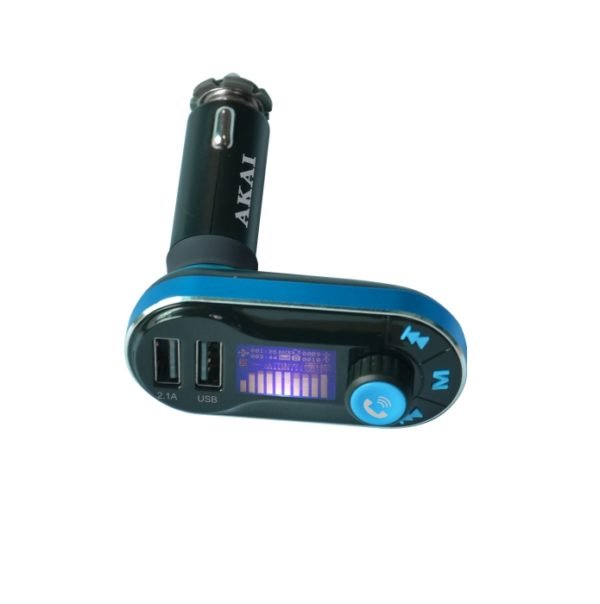 Akai FMT-66B FM transmitter και φορτιστής αυτοκινήτου με Bluetooth, 2 USB, Aux-In και κάρτα SD - Image 6