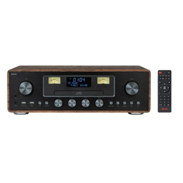 Akai AM-100 Rhapsody Μαύρο ηχοσύστημα με CD player