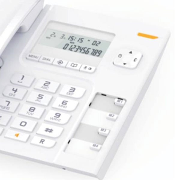 Τηλέφωνο Επιτραπέζιο με Αναγνώριση Alcatel Τ-56 Λευκό - Image 3