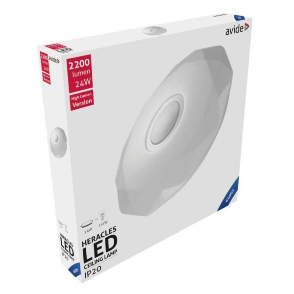 Avide LED Ceiling Lamp Oyster Heracles 24W 395*66mm 6400K - Image 3