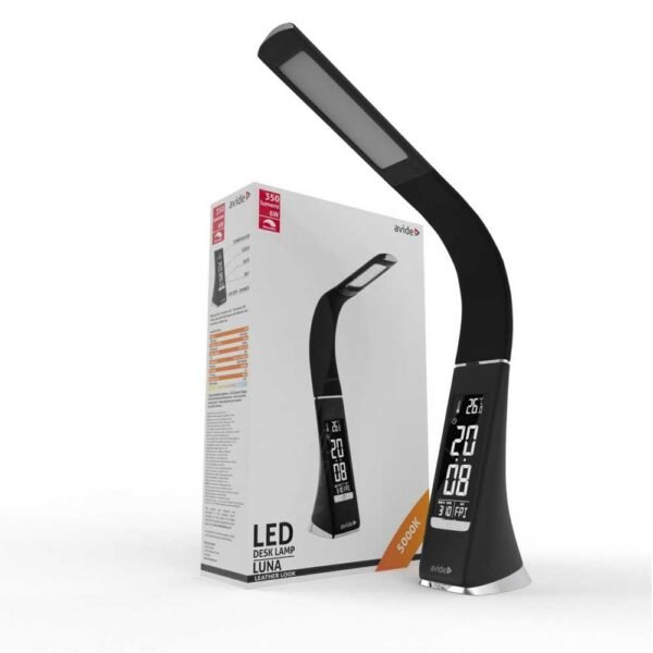 LED Desk Lamp Business Leather Calendar Black 6W με 3 επίπεδα Φωτισμού και Ρεοστάτη - Image 8