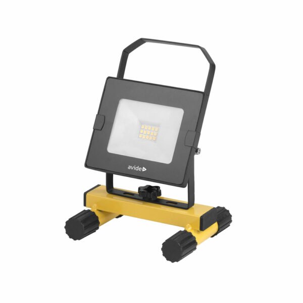 Avide LED Flood Light Slim SMD 10W with Stand, 1.5m 4000K