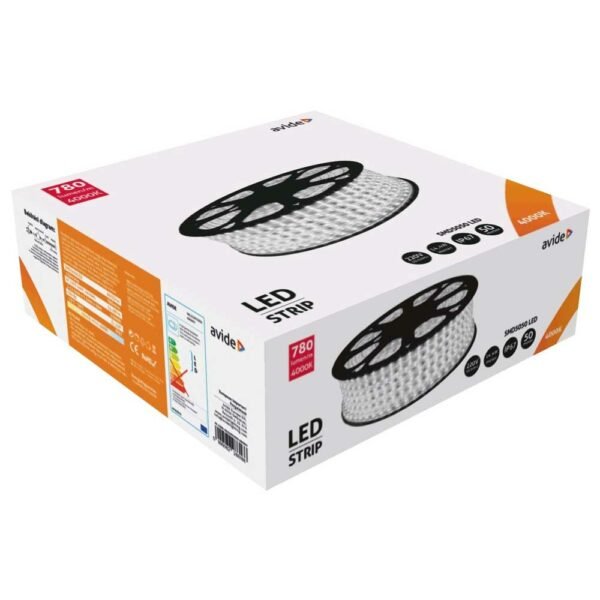 Avide LED Strip 220V 14.4W 4000K IP67 50m - Image 2