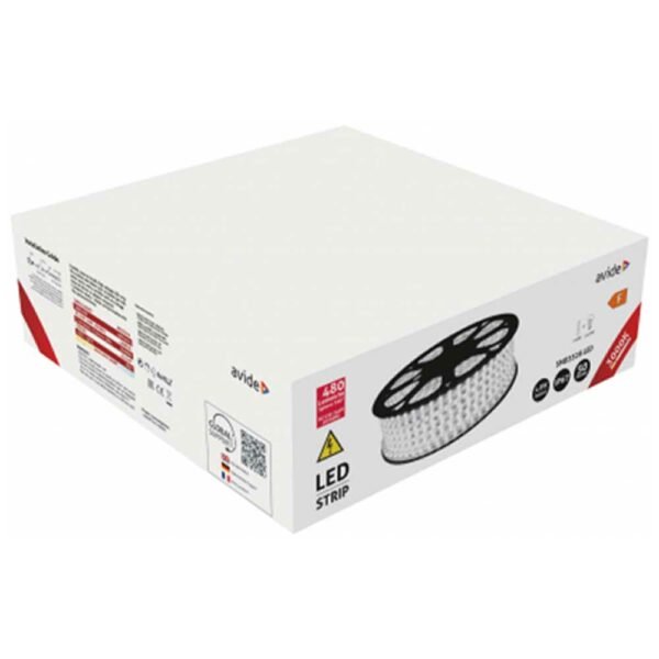 Avide LED Strip 220V 4.8W 3000K IP67 50m - Image 2