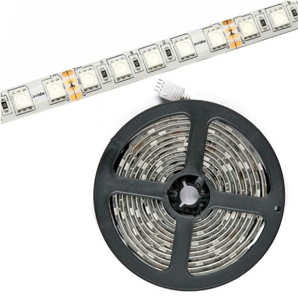 Avide LED Strip 24V 21.6W RGB+W(4000K) IP65 5m - Image 2