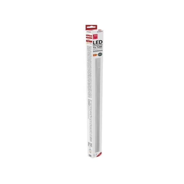 Avide LED T5 Integrated Tube 9W 600mm WW 3000K with AC plug - Image 4