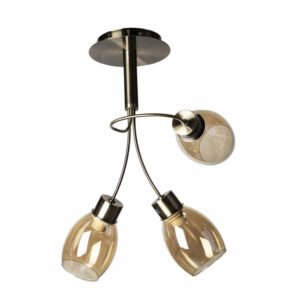 Avide Pendant Lamp Aspira Amber 3xE14