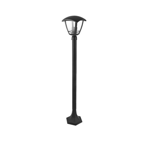 Avide Εξωτερικό Φωτιστικό Κολώνα Aria 100cm 1xE27 IP44 Μαύρο